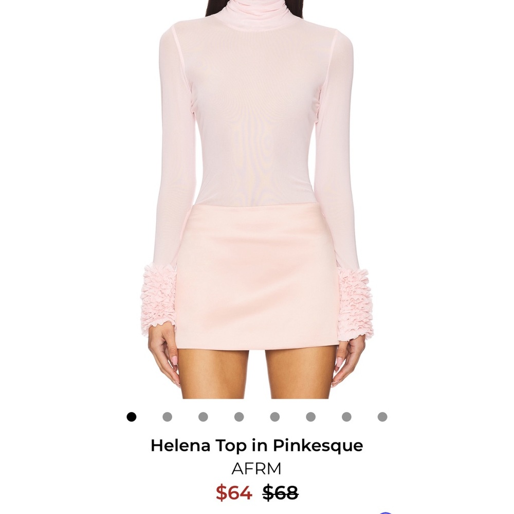 AFRM Pinkesque Long Sleeve Top